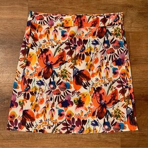 RipSkirt Floral Wrap Around Length 2 Hook Tape Adjustable 2 Hand Pockets Small